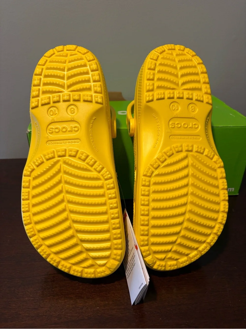 CROCS bright yellow